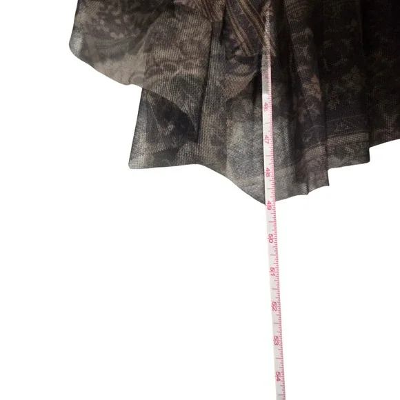 Johnny Was Biya Burnette Mesh Overlay Embroidered Dress Lined S Fairy Grunge - Picture 7 of 10